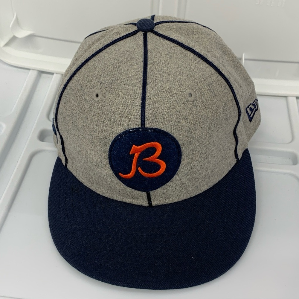 New Era Chicago Bears NFL Baseball Cap SnapBack 59 Fifty 7 1/4 Grey NWT